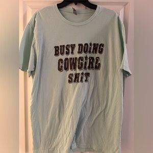 Mint Green Graphic Tee